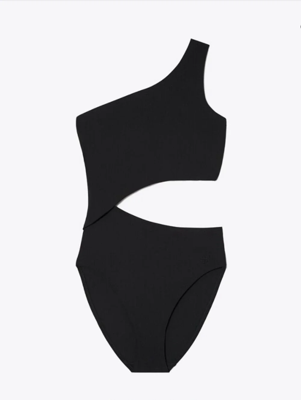 Tory Burch Black Cut-Out Swimsuit, Size S